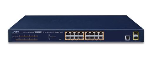 PLANET - GS-4210-16P2S - 16-Port Gigabit Ethernet Managed Switch